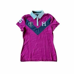 Tommy Hilfiger Rugby Polo Purple - Size M